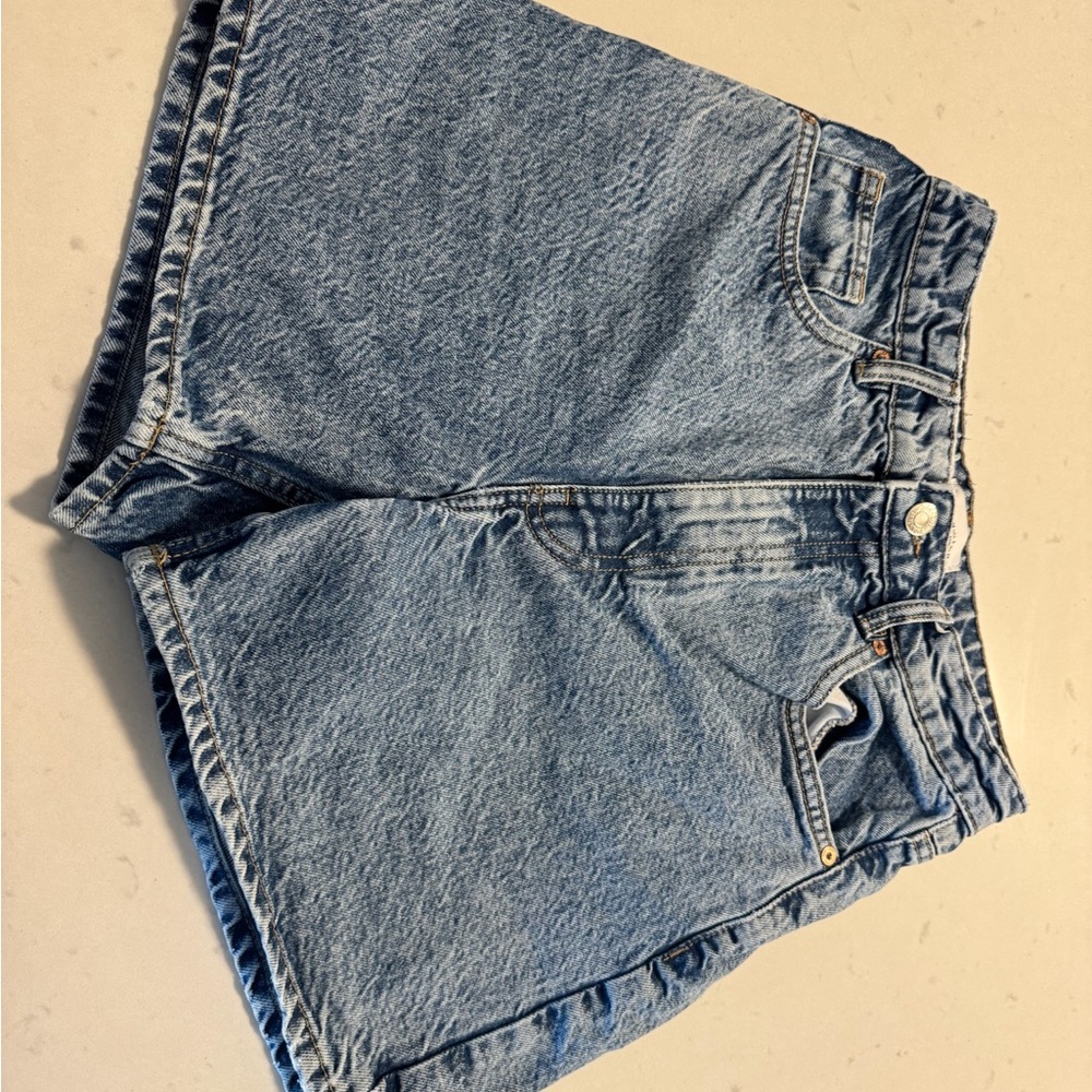 Zara Blue Jean Shorts Stylish Comfortable Essential